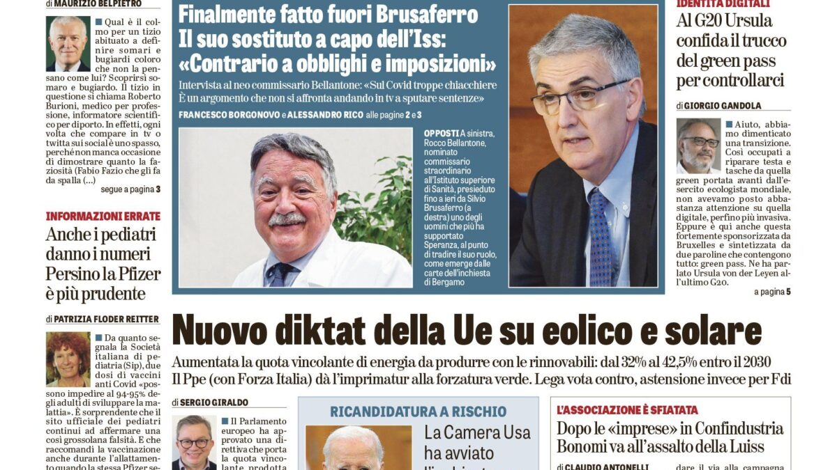 Oggi in edicola