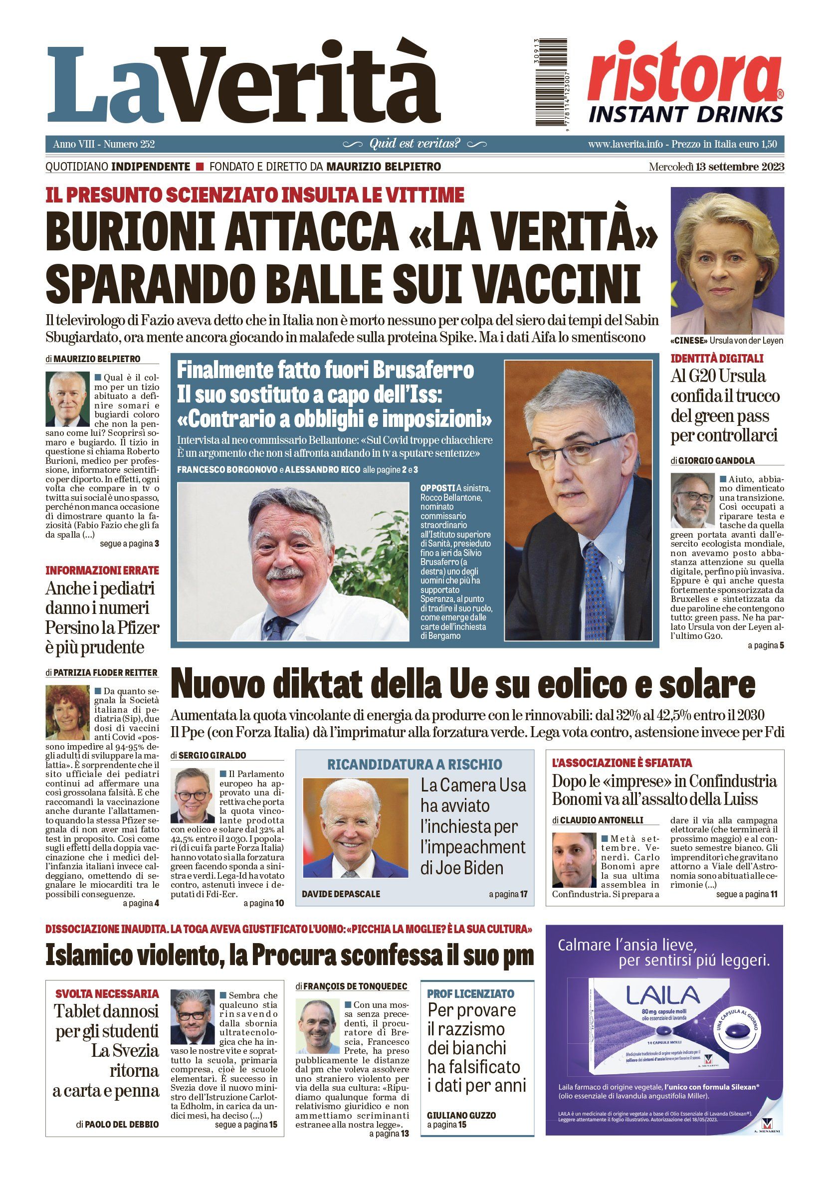 Oggi in edicola