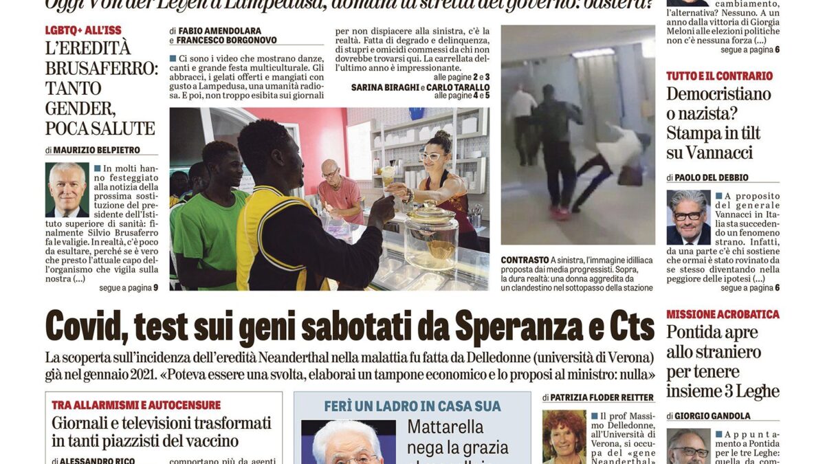 Oggi in edicola