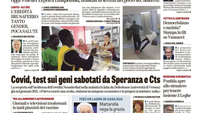 Oggi in edicola