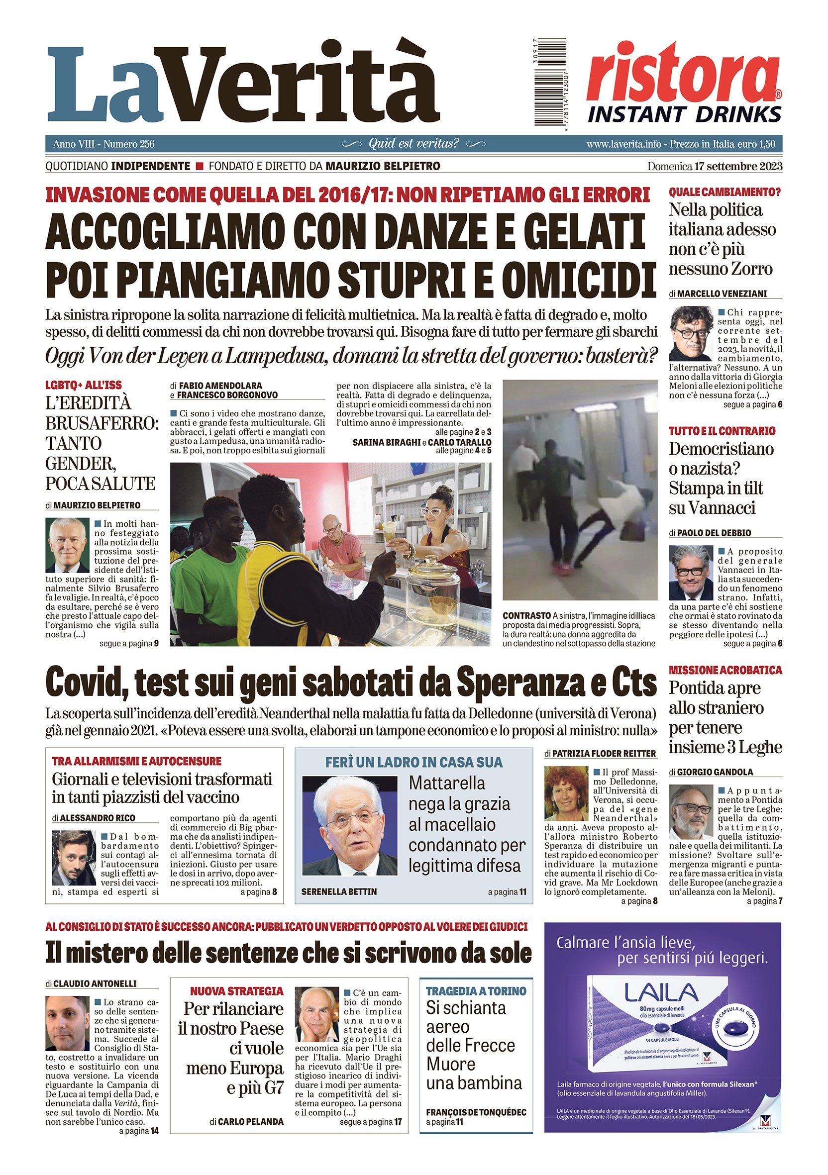 Oggi in edicola