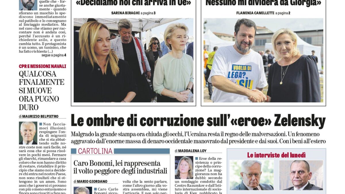 Oggi in edicola