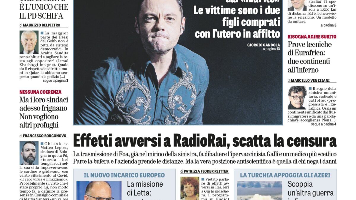 Oggi in edicola