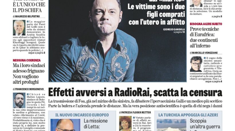 Oggi in edicola