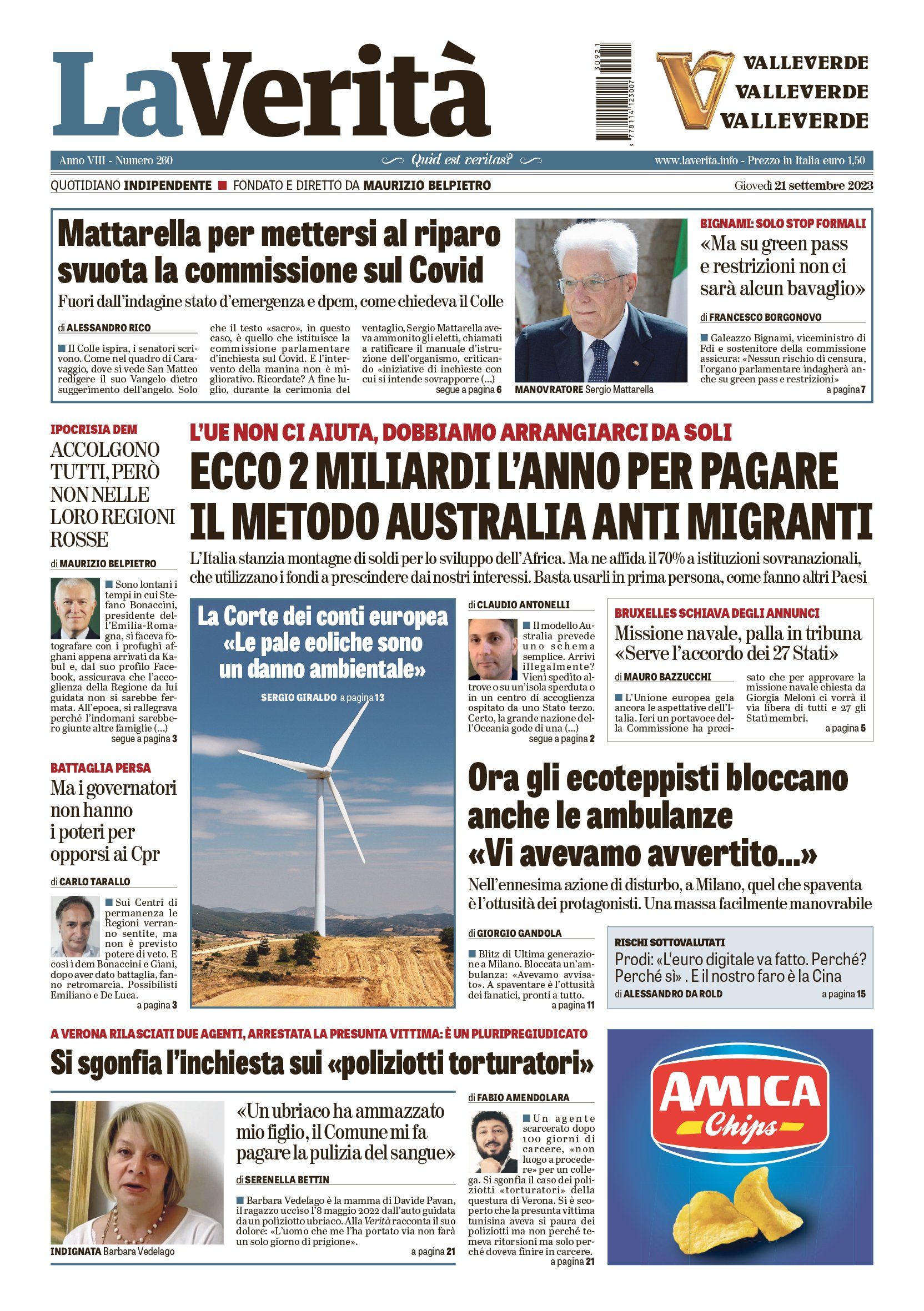 Oggi in edicola
