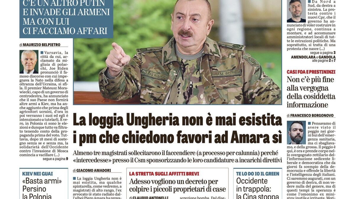 Oggi in edicola