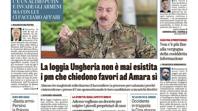Oggi in edicola