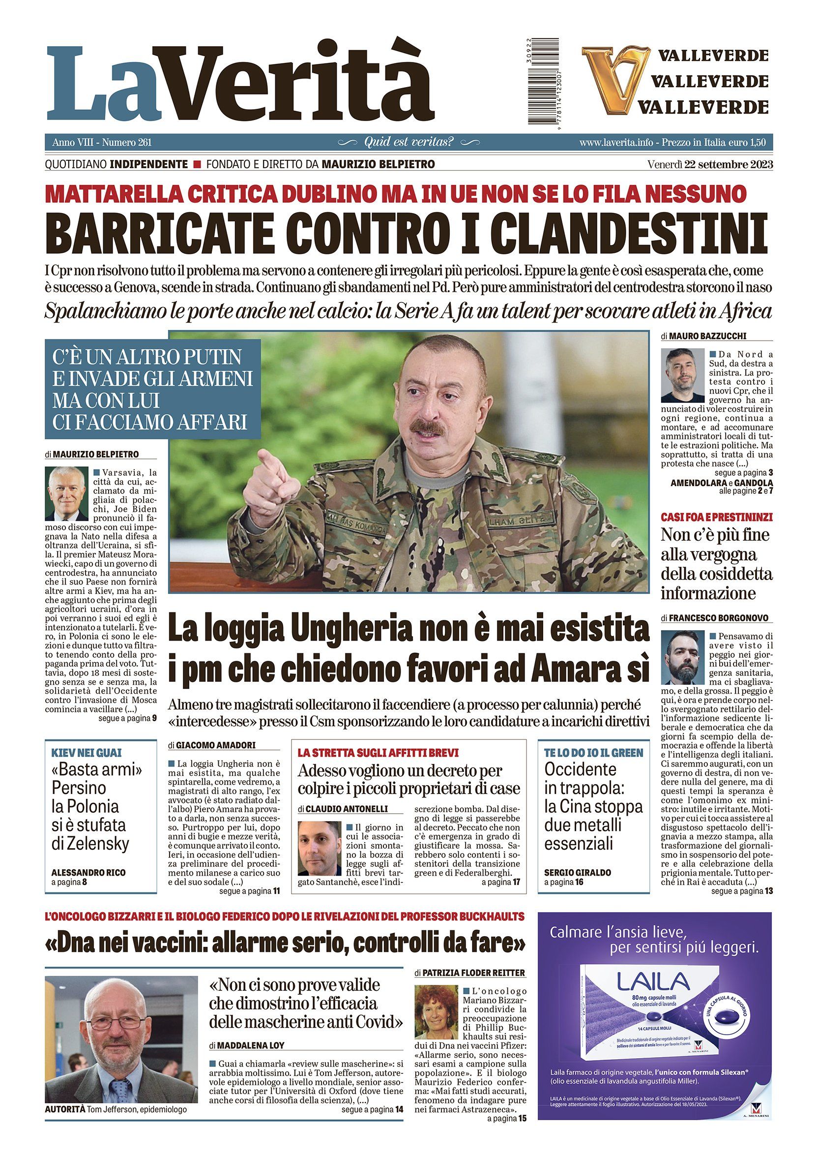 Oggi in edicola