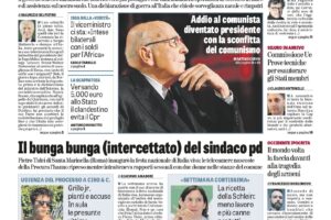 Oggi in edicola