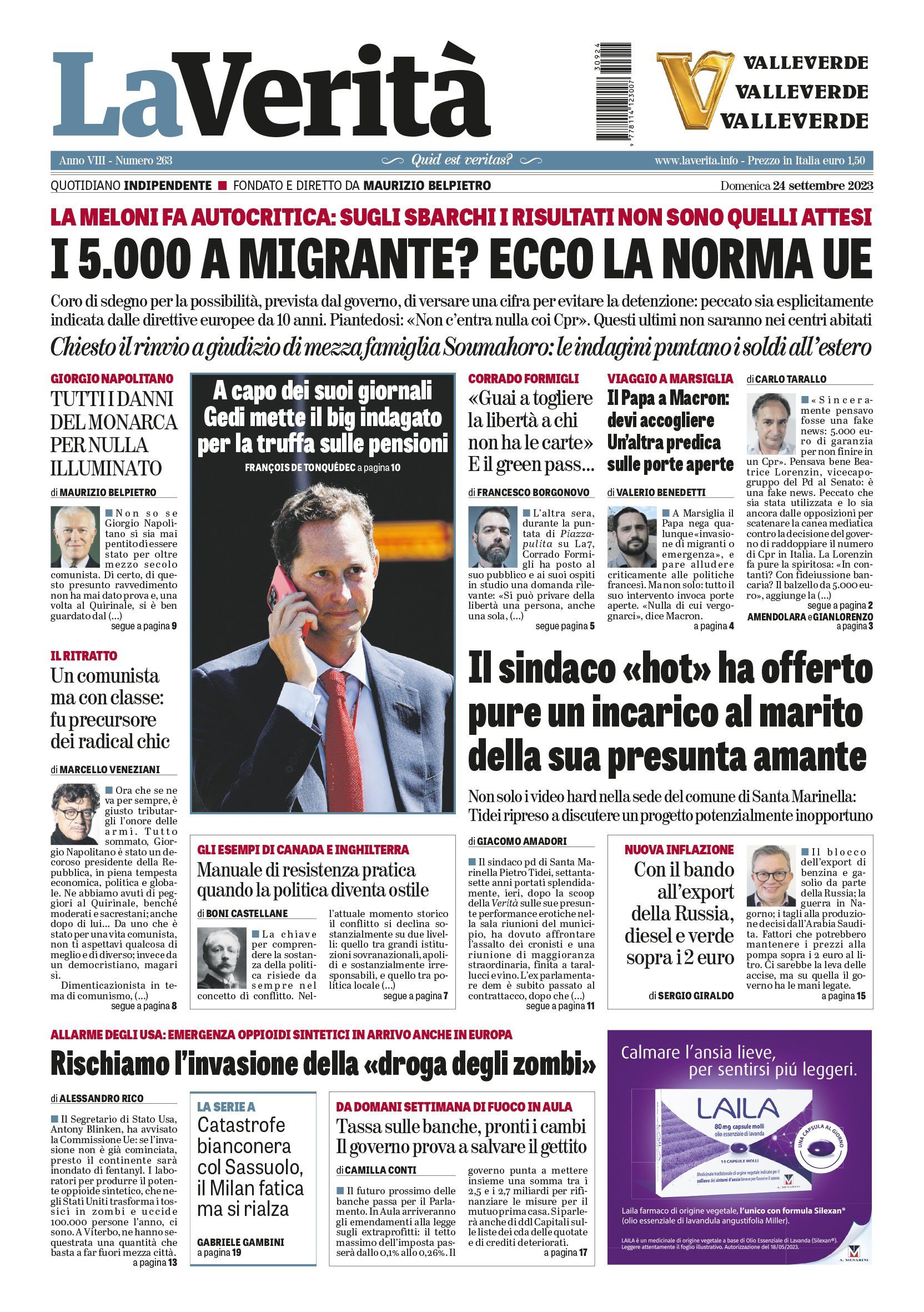 Oggi in edicola