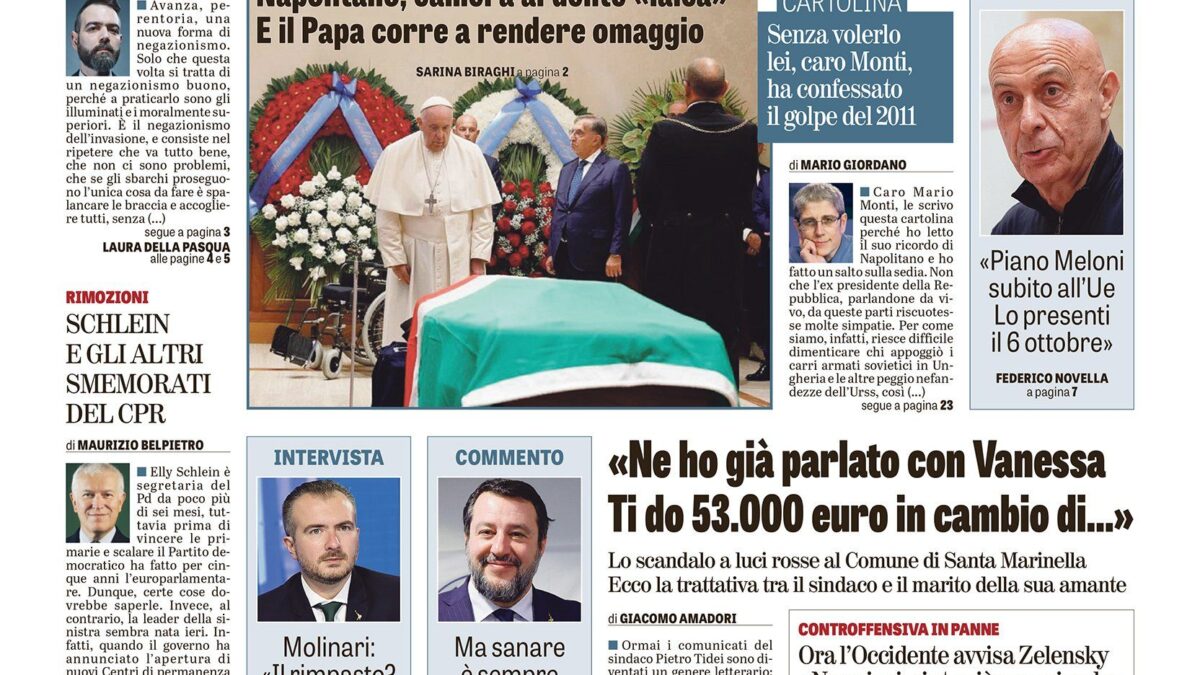 Oggi in edicola