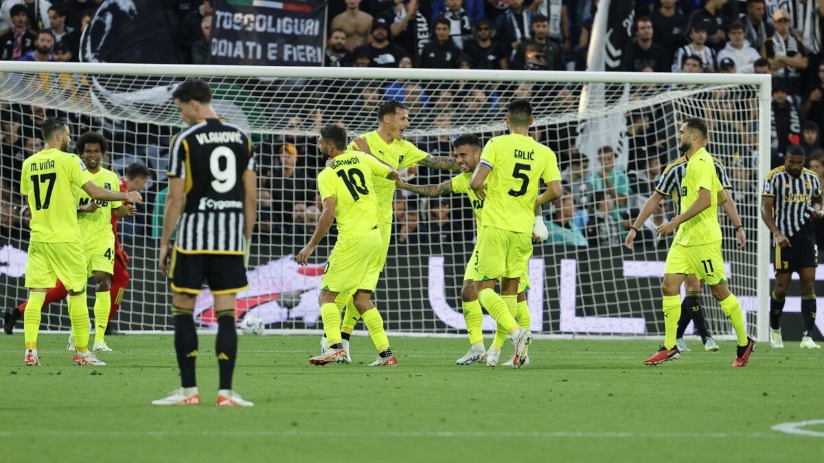 La Juve cola a picco contro il Sassuolo. Milan in lenta ripresa