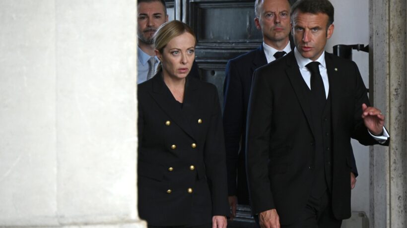 Sui migranti prove d’intesa Meloni-Macron
