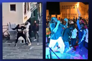 Baci e balli dopo gli sbarchi? Non è la realtà