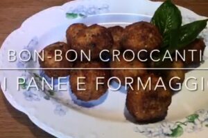 Cuciniamo insieme: bon bon croccanti di pane e formaggio