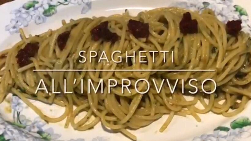 Cuciniamo insieme: spaghetti all’improvviso