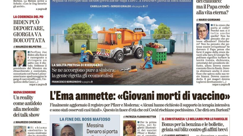 Oggi in edicola