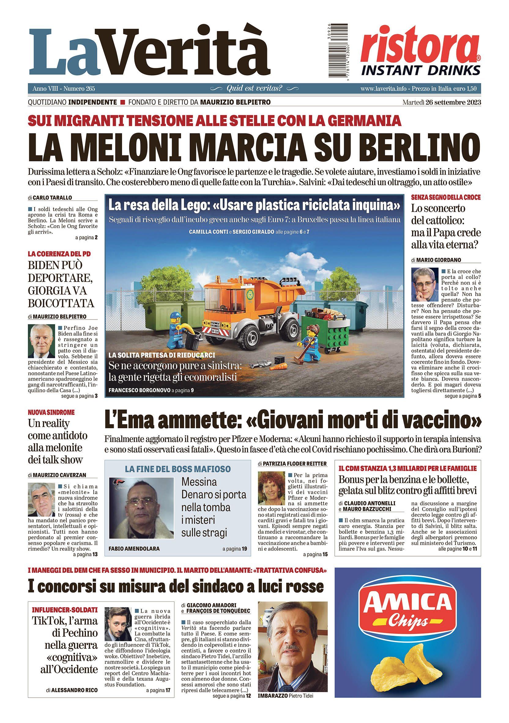 Oggi in edicola