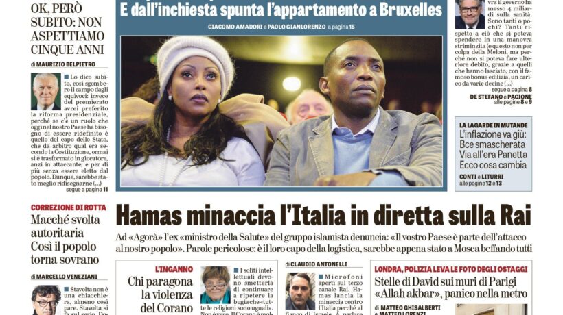 Oggi in edicola