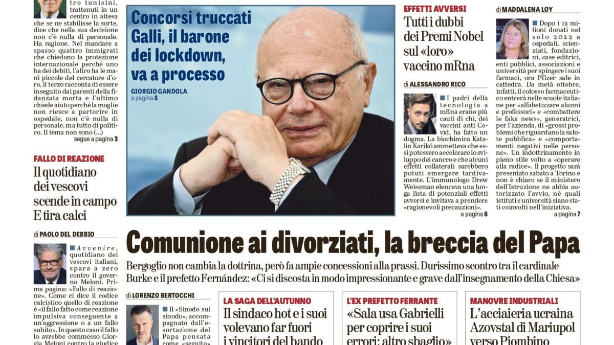 Oggi in edicola