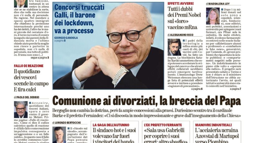 Oggi in edicola