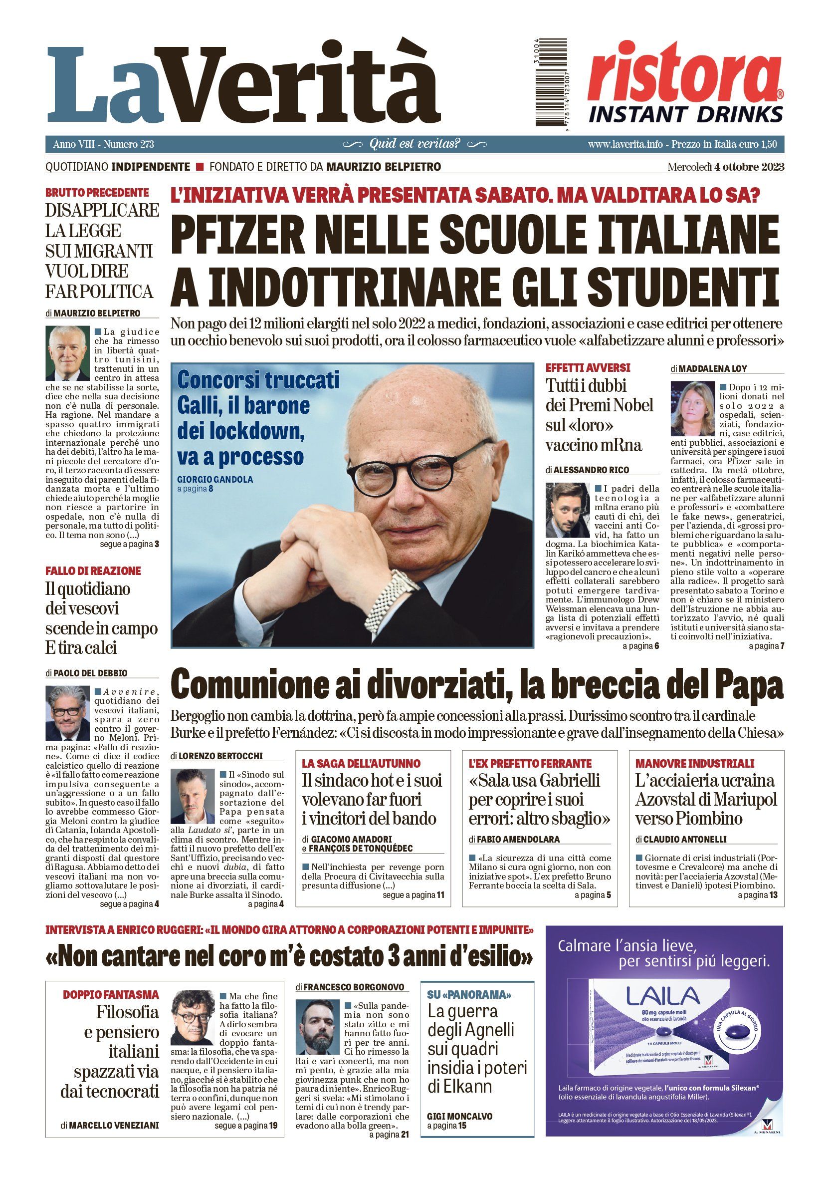 Oggi in edicola