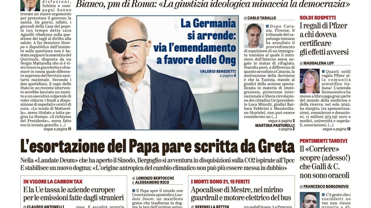 Oggi in edicola