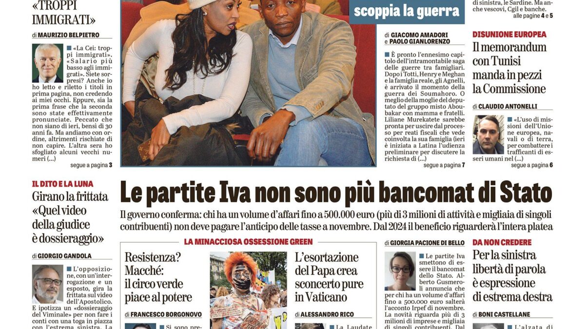 Oggi in edicola