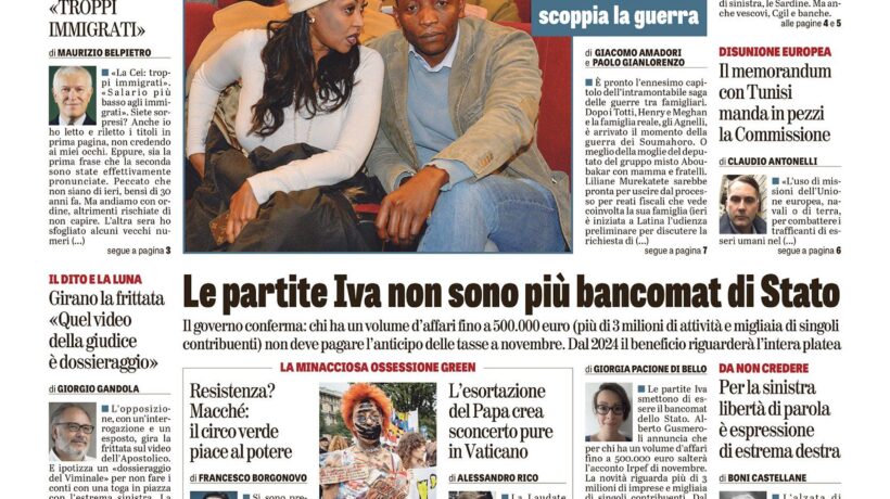 Oggi in edicola