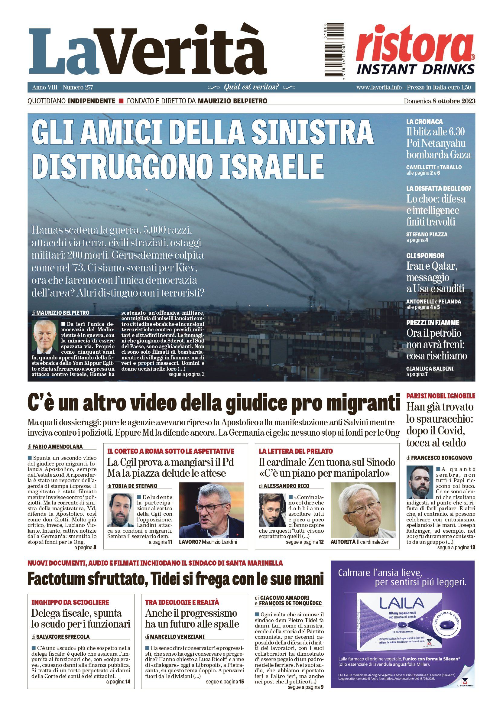Oggi in edicola