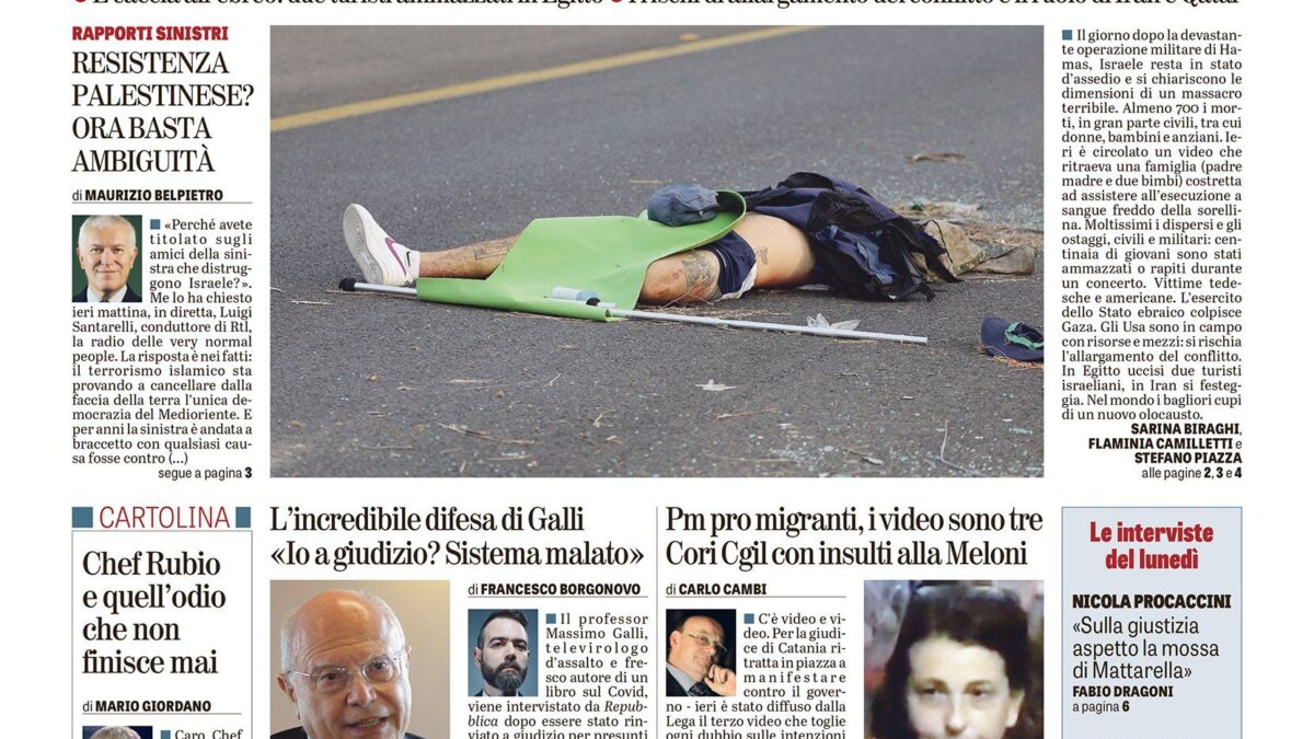 Oggi in edicola