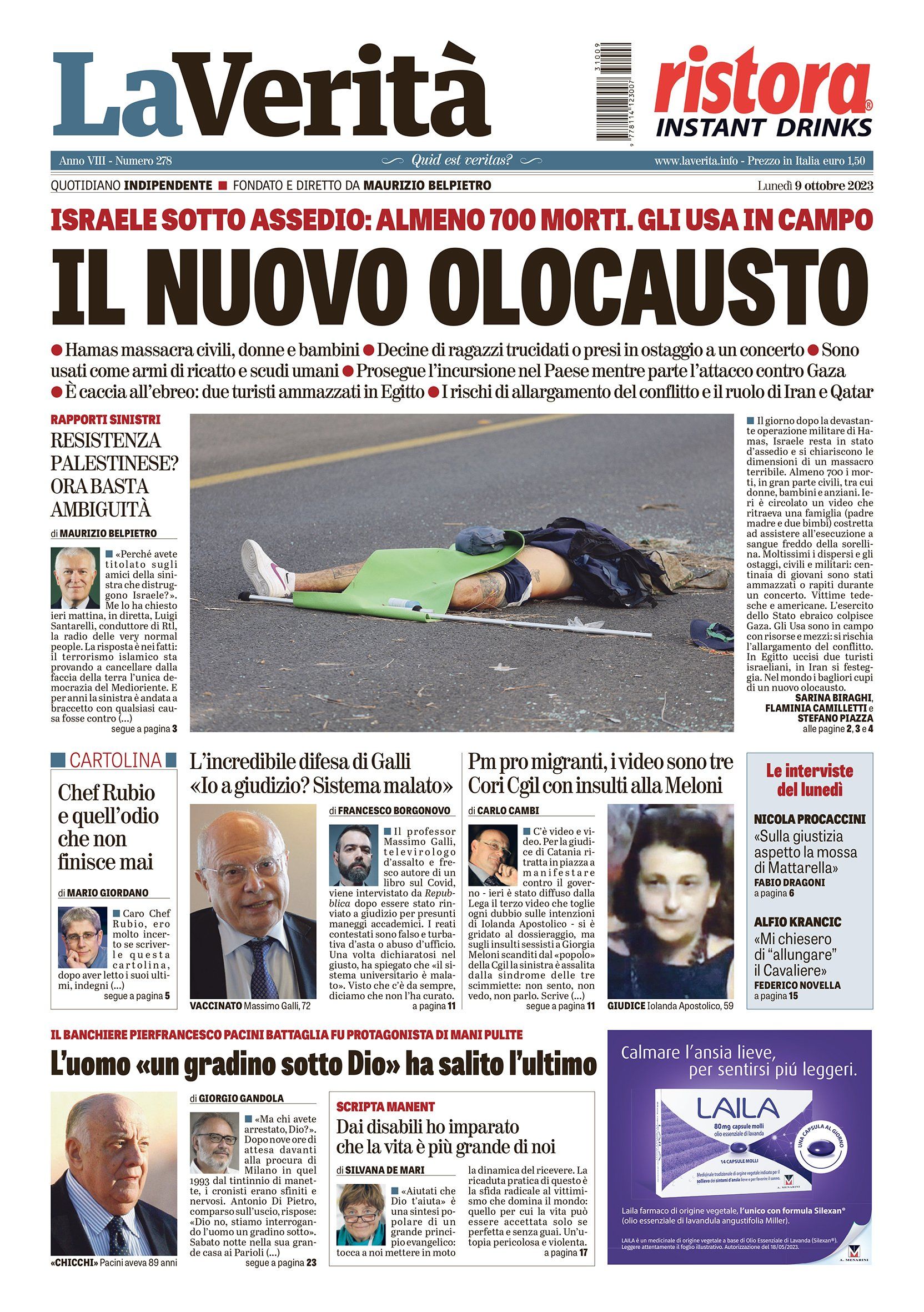 Oggi in edicola