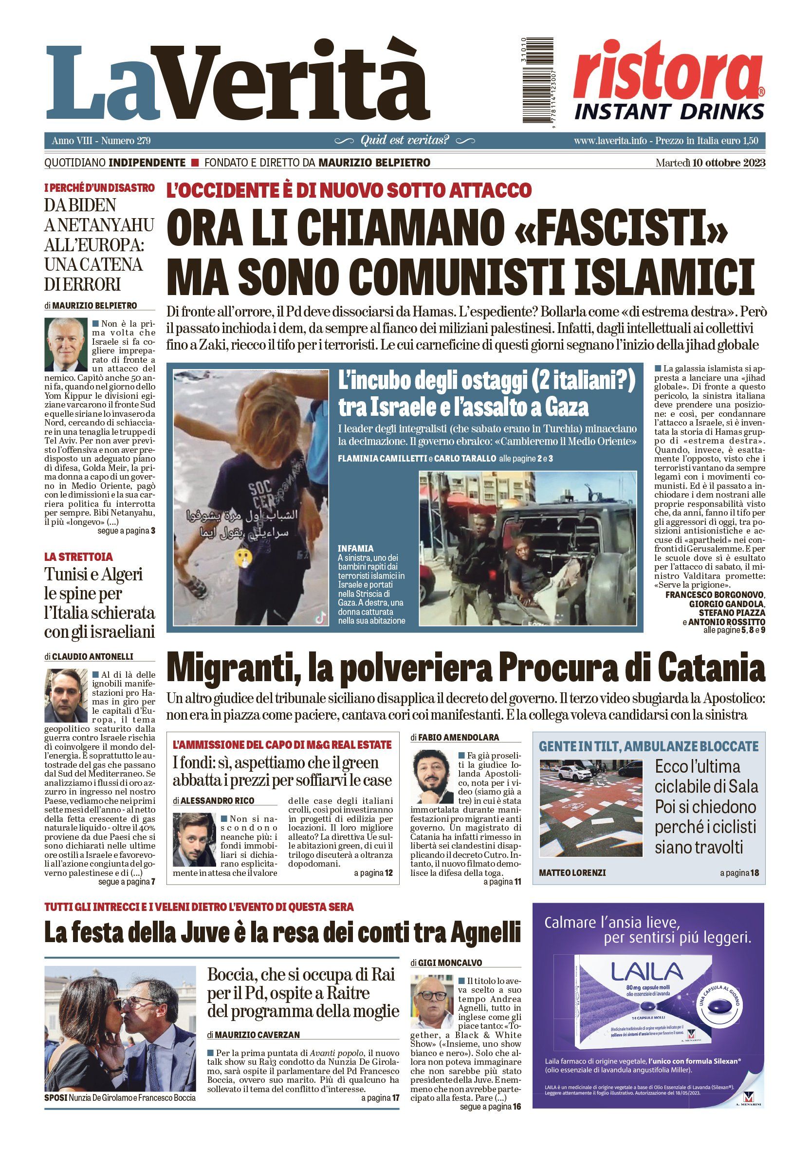 Oggi in edicola