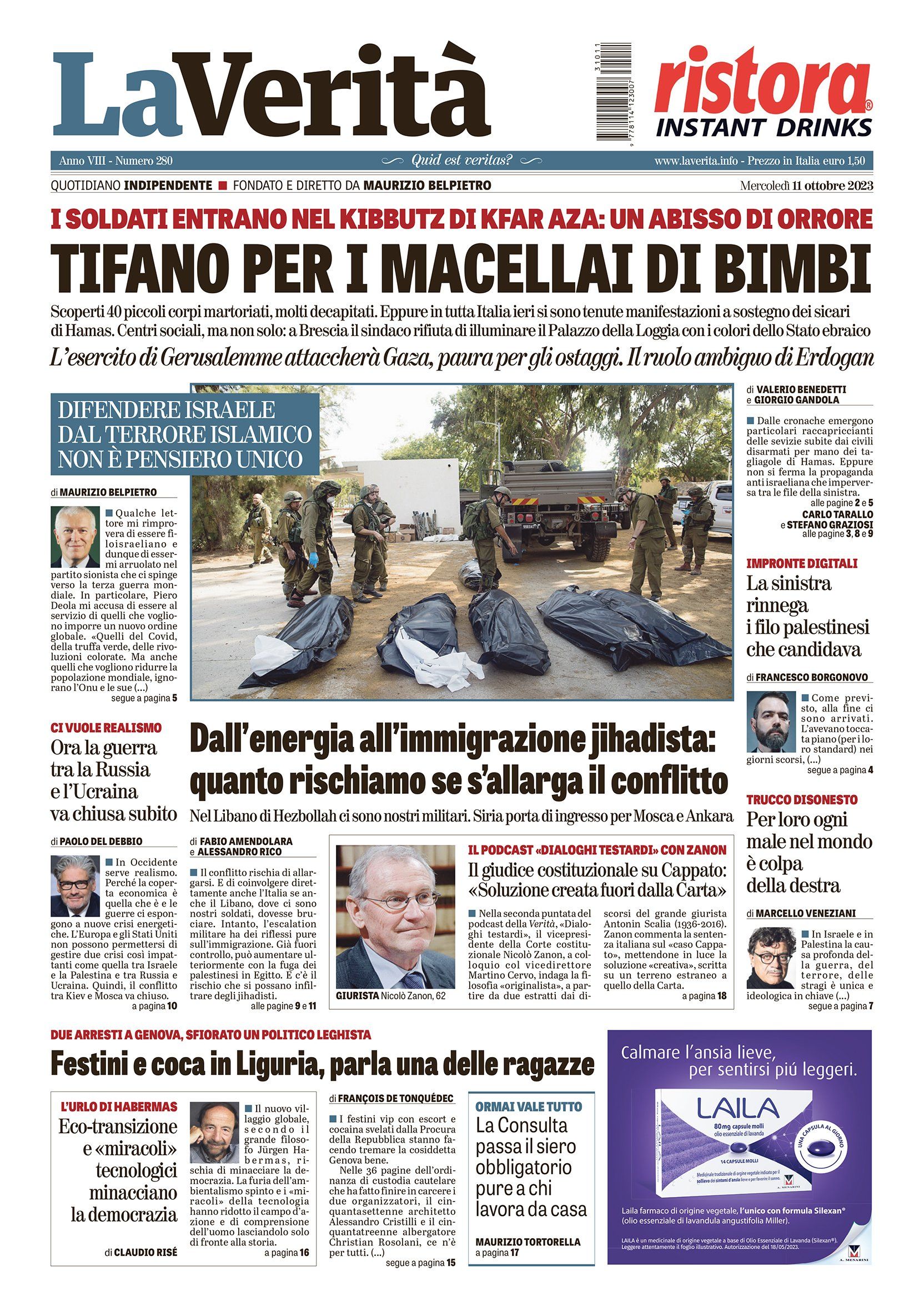 Oggi in edicola