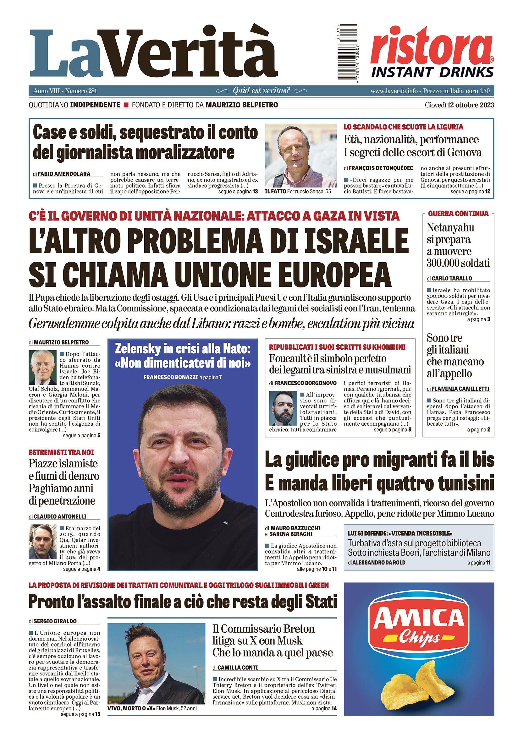 Oggi in edicola