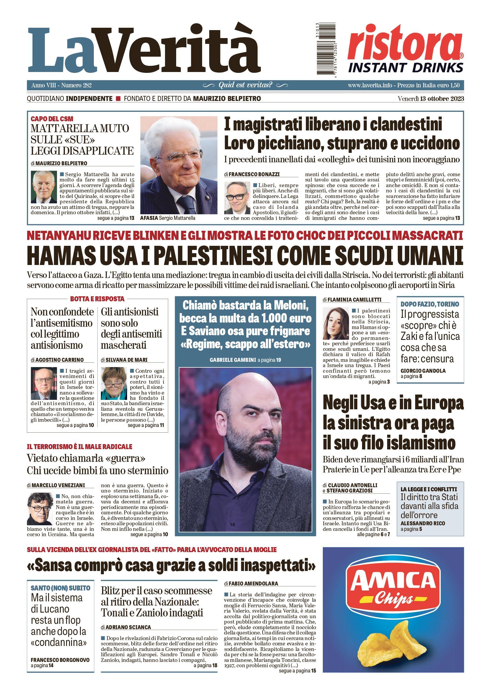 Oggi in edicola