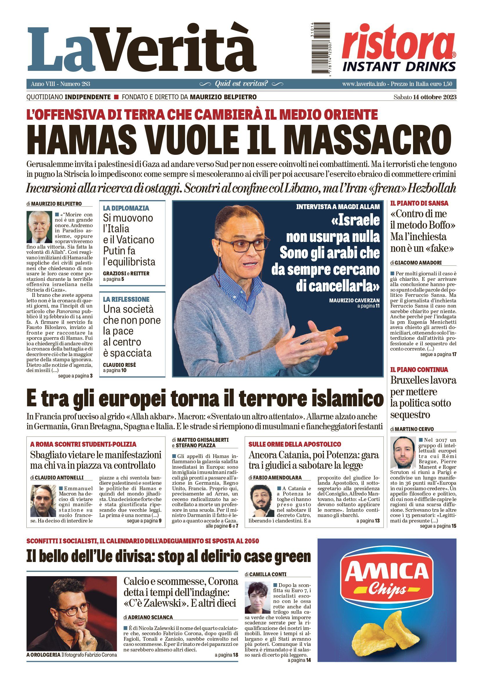 Oggi in edicola