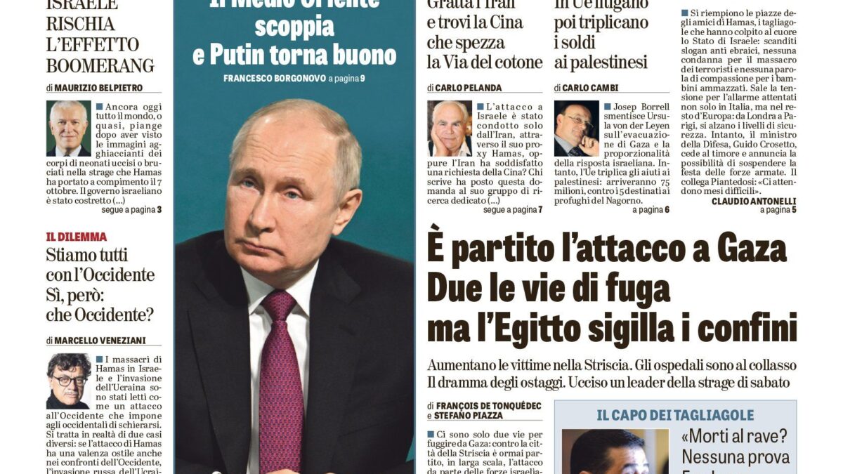 Oggi in edicola