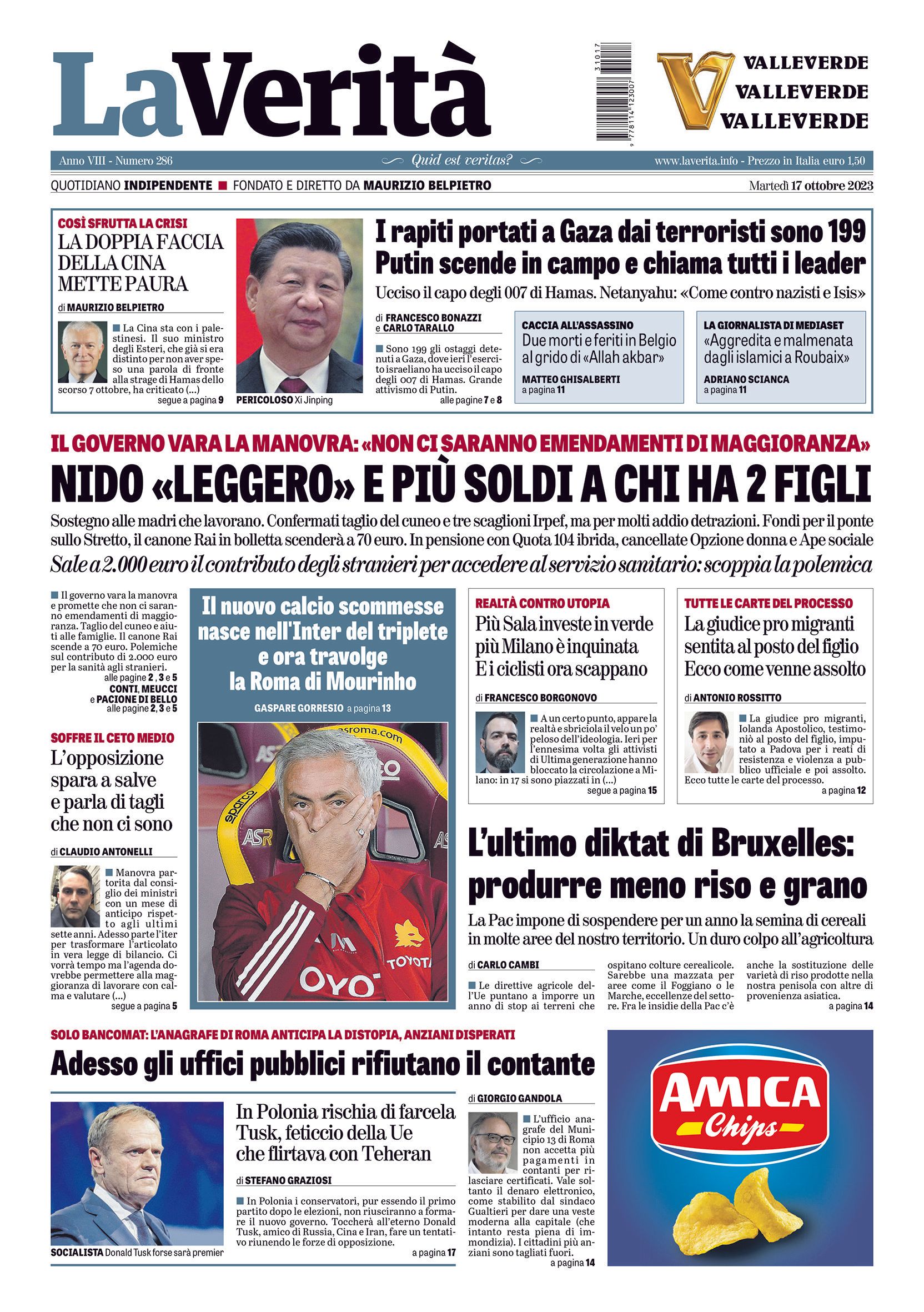 Oggi in edicola