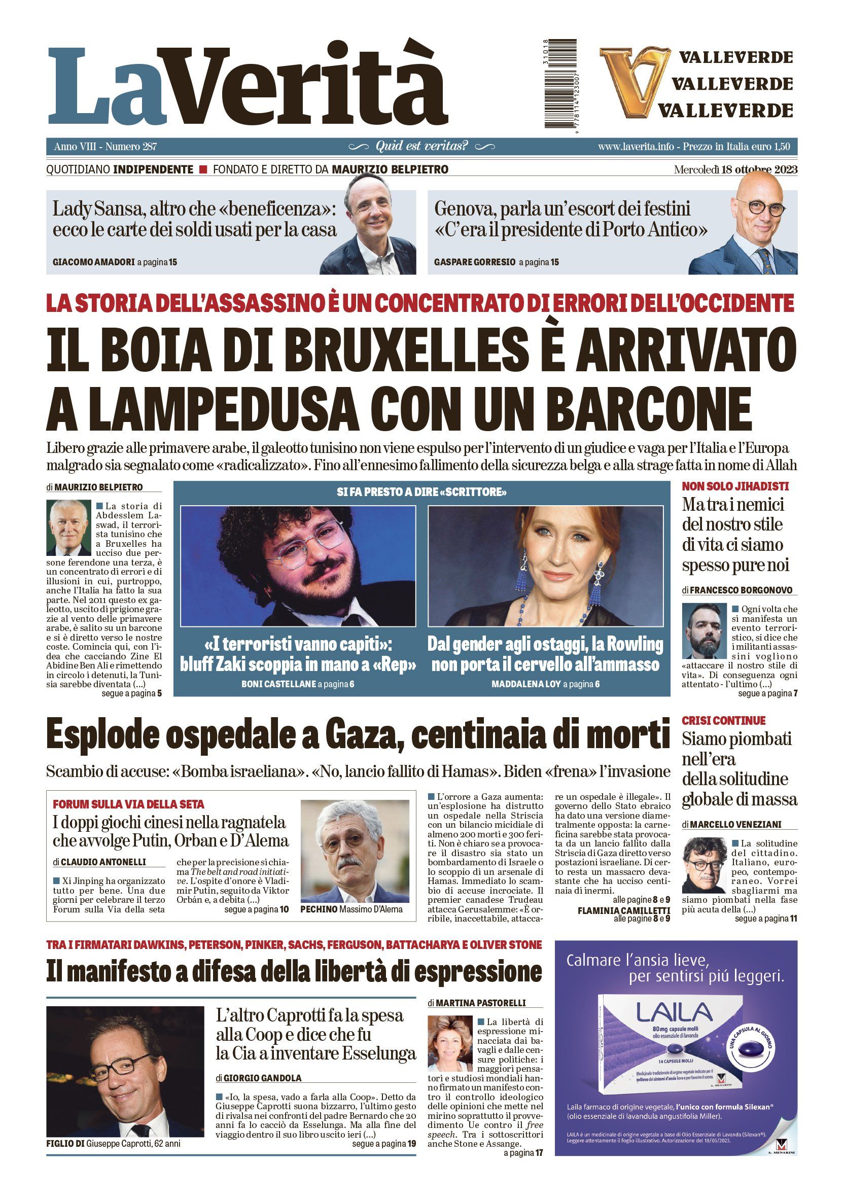 Oggi in edicola