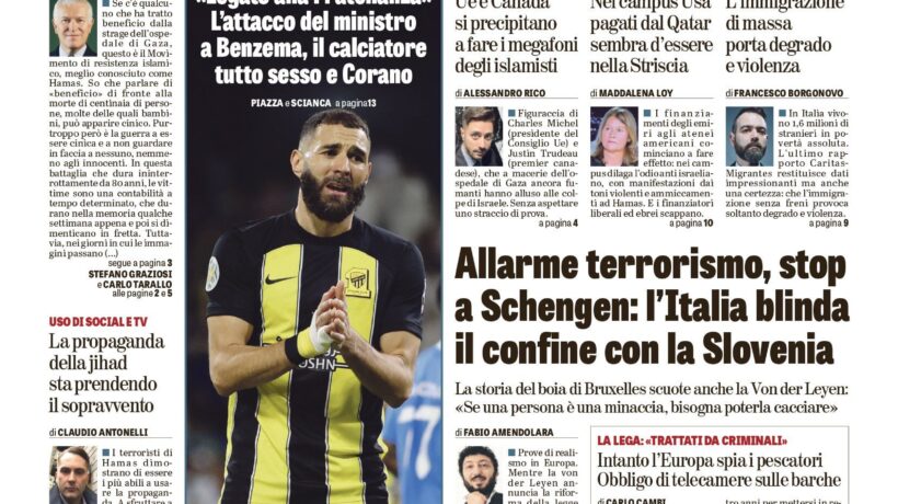 Oggi in edicola
