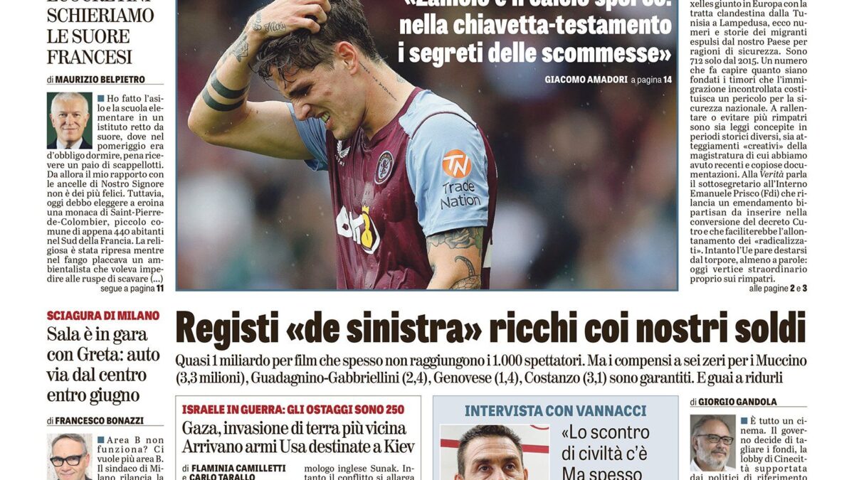Oggi in edicola