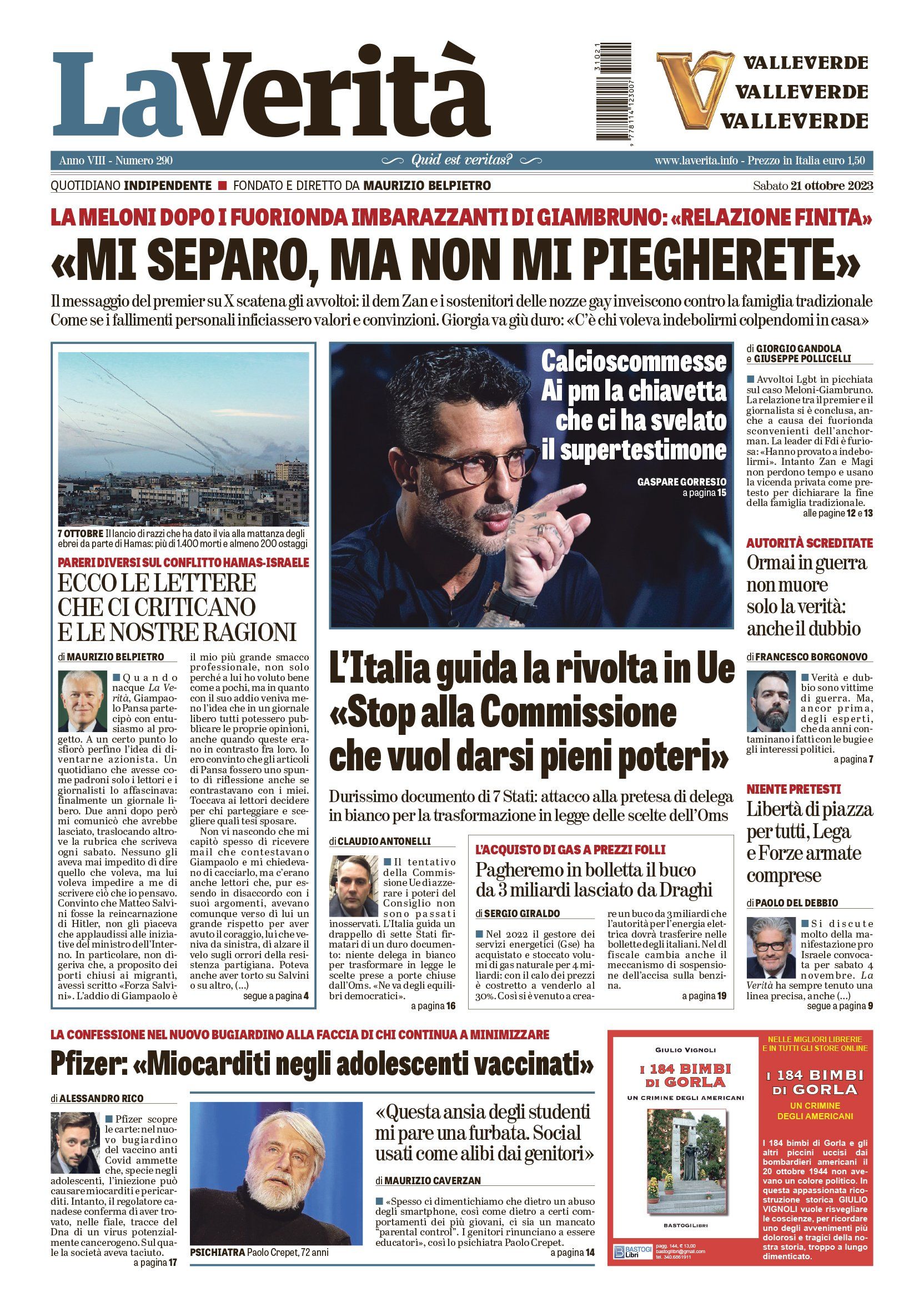 Oggi in edicola