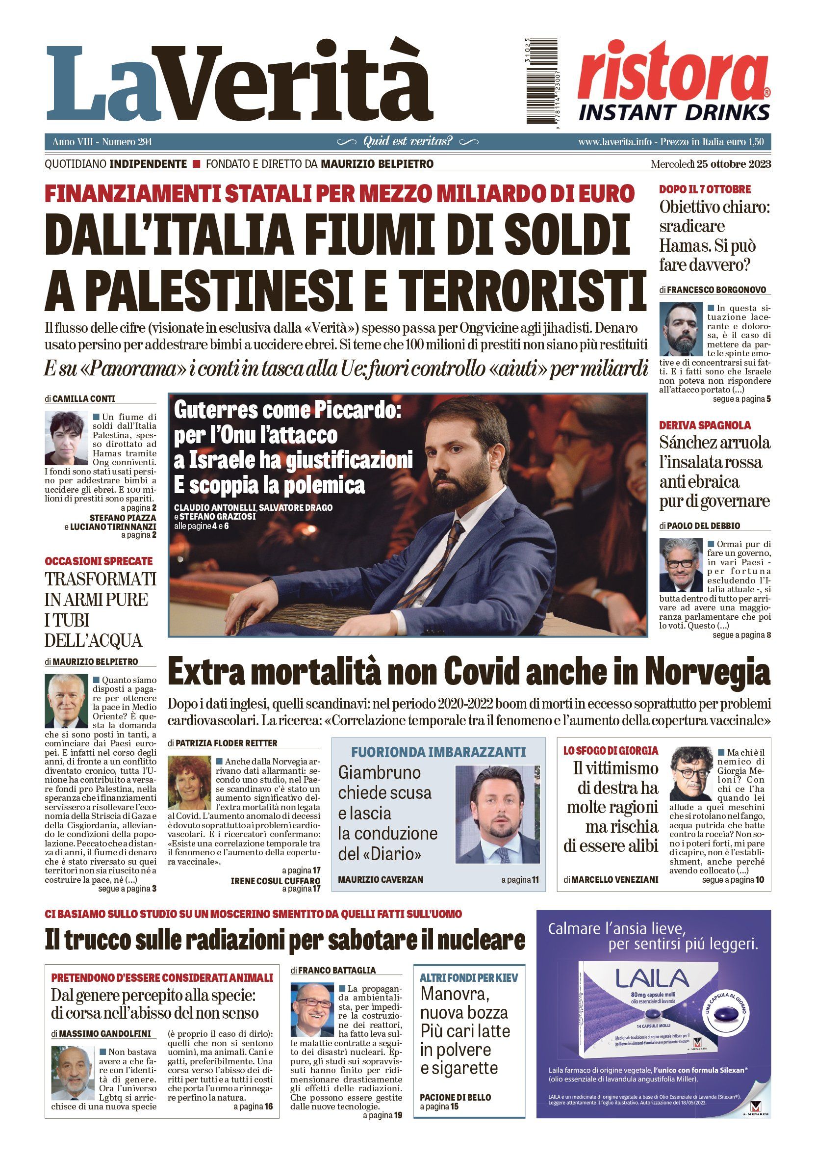 Oggi in edicola