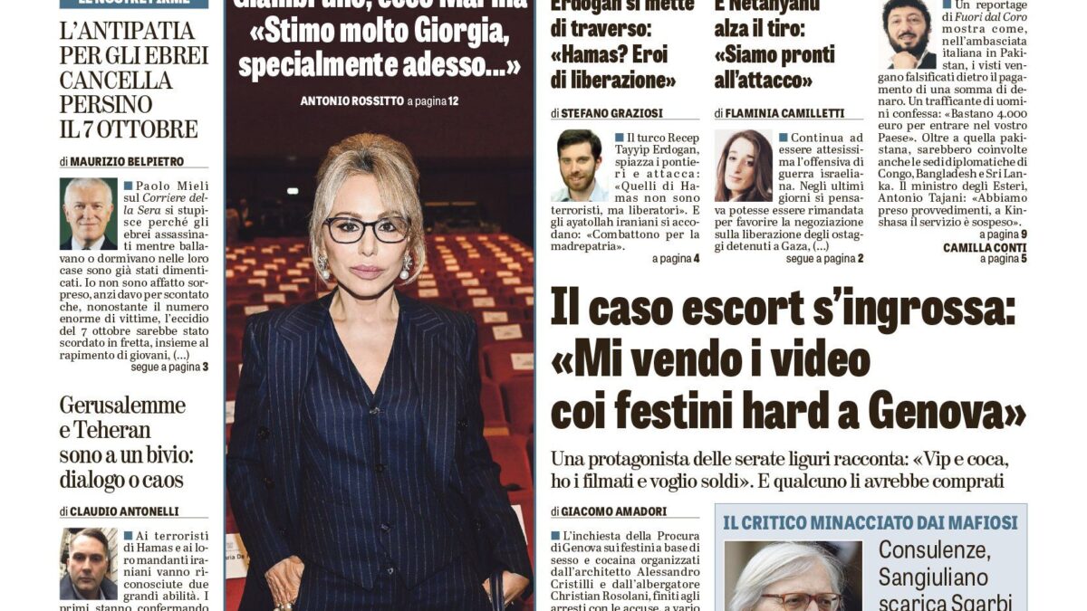 Oggi in edicola