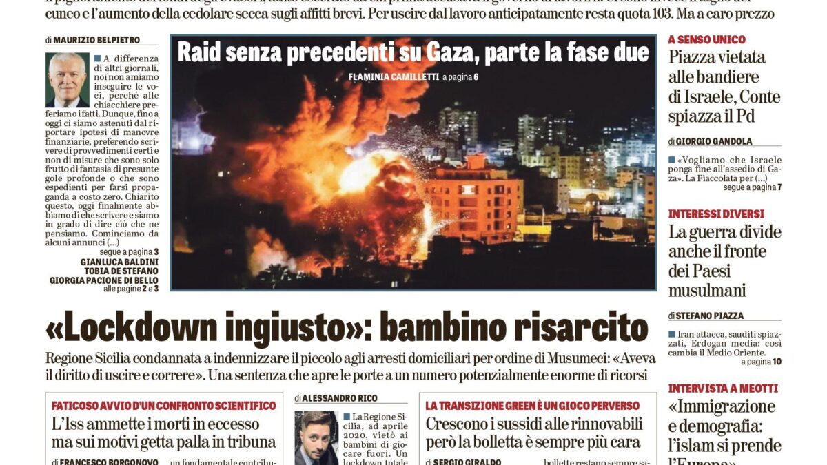 Oggi in edicola