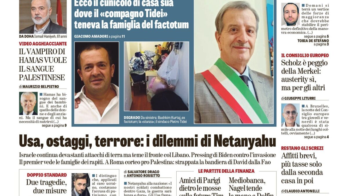 Oggi in edicola