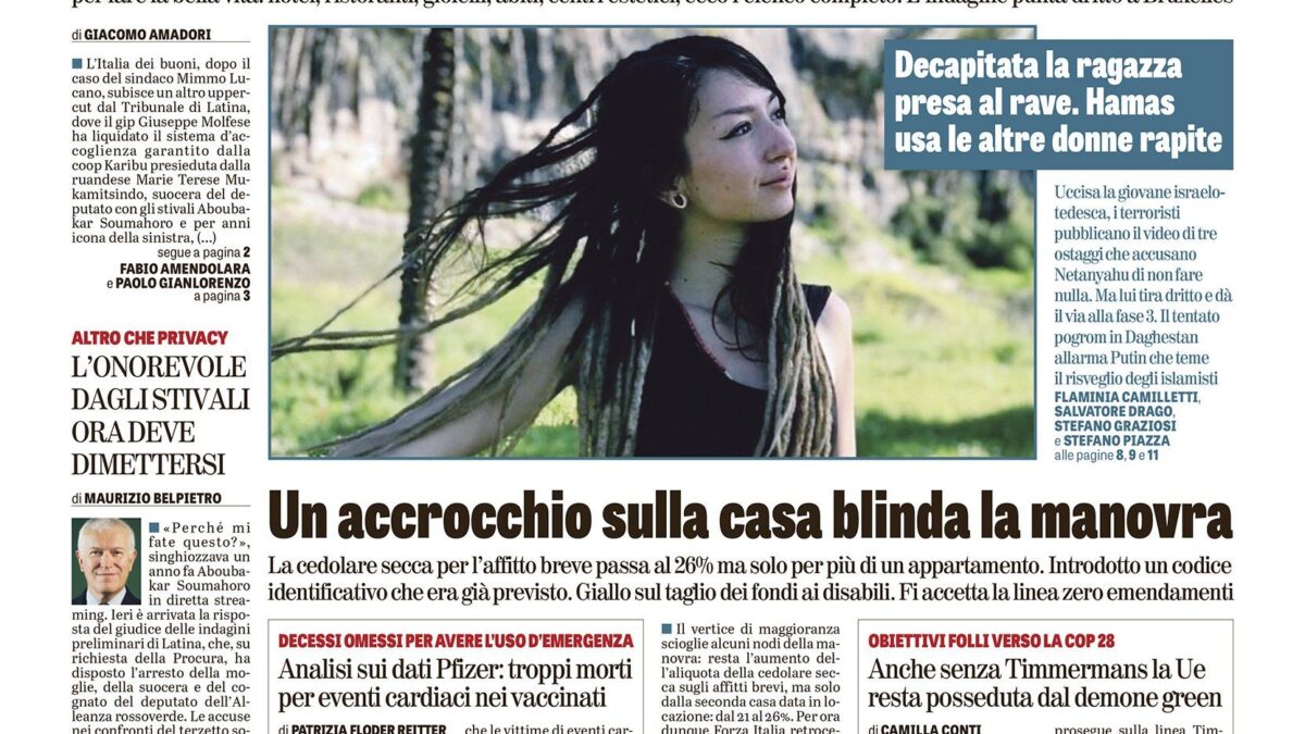 Oggi in edicola