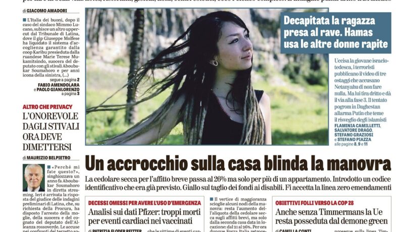 Oggi in edicola