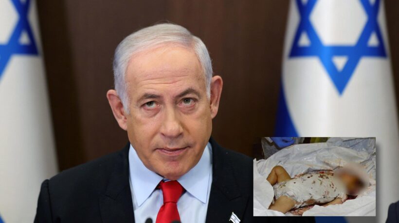 Netanyahu mostra al mondo le foto dei bambini trucidati dai terroristi